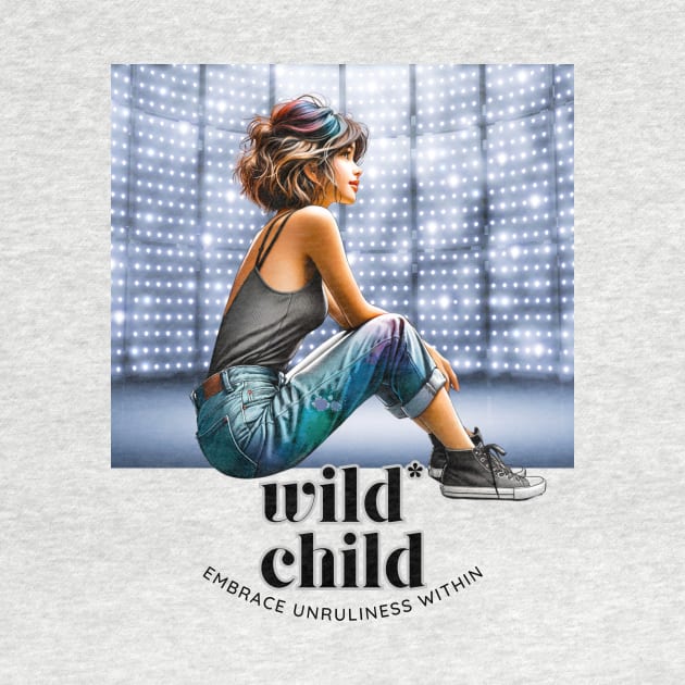 Wild Child, embrace unruliness within (girl in jeans) by PersianFMts